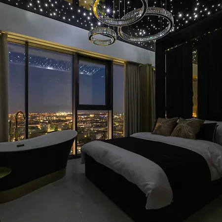 Apartment Goldstar Apartament- Wanna Z Widokiem, 19 Pietro, Hanza Tower Szczecin