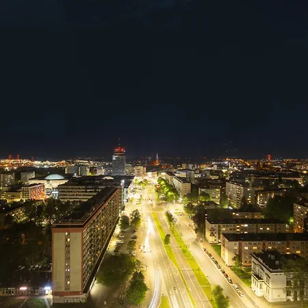 Goldstar Apartament- Wanna Z Widokiem, 19 Pietro, Hanza Tower 아파트