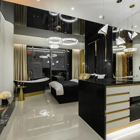 아파트 Goldstar Apartament- Wanna Z Widokiem, 19 Pietro, Hanza Tower 슈체친