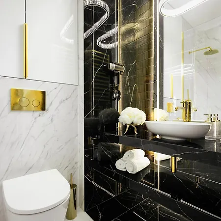 아파트 Goldstar Apartament- Wanna Z Widokiem, 19 Pietro, Hanza Tower