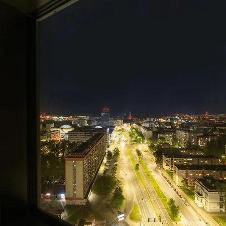 Goldstar Apartament- Wanna Z Widokiem, 19 Pietro, Hanza Tower