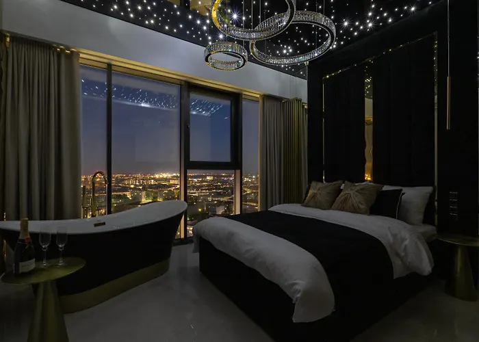 Appartement Goldstar Apartament- Wanna Z Widokiem, 19 Pietro, Hanza Tower Szczecin