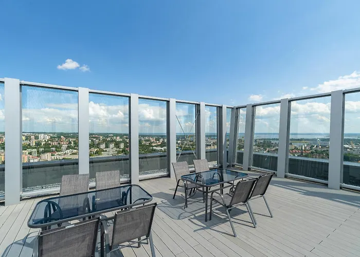 Goldstar Apartament- Wanna Z Widokiem, 19 Pietro, Hanza Tower * Szczecin