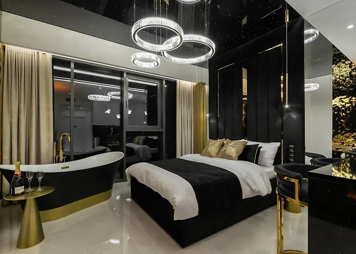 Goldstar Apartament- Wanna Z Widokiem, 19 Pietro, Hanza Tower Appartement Szczecin