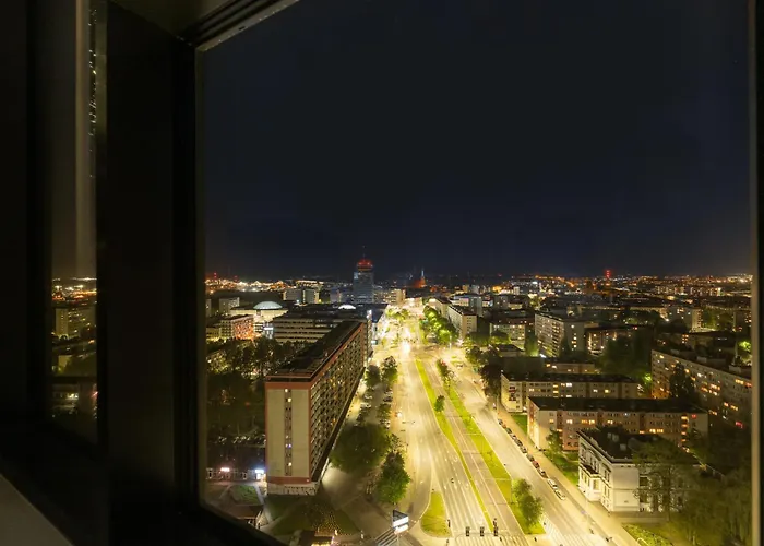 Goldstar Apartament- Wanna Z Widokiem, 19 Pietro, Hanza Tower