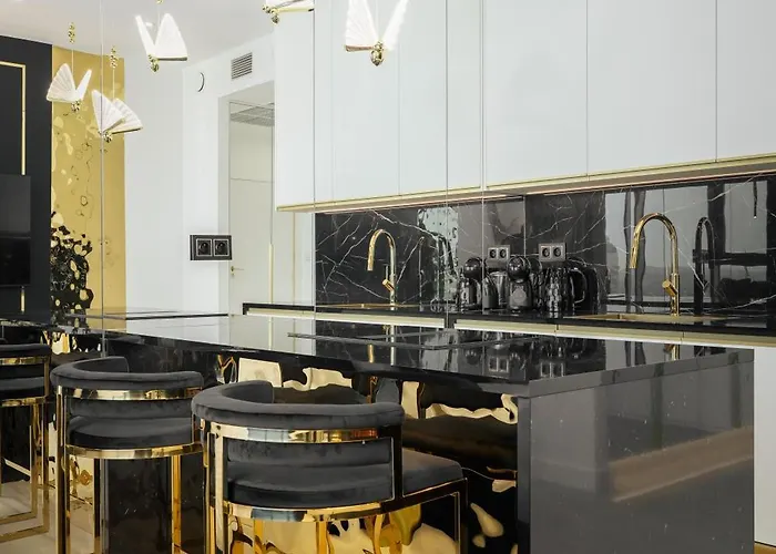 Goldstar Apartament- Wanna Z Widokiem, 19 Pietro, Hanza Tower Appartement *