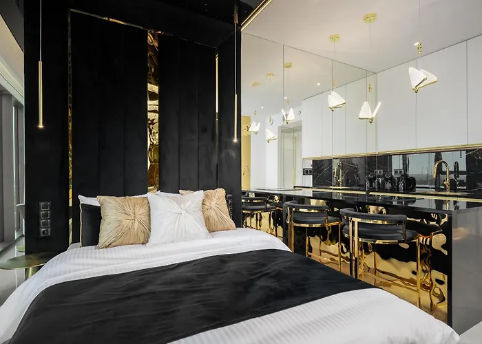 Goldstar Apartament- Wanna Z Widokiem, 19 Pietro, Hanza Tower Appartement *